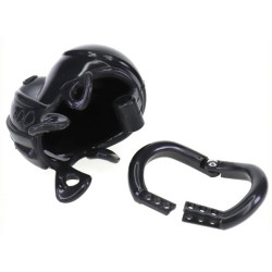  Cage de chasteté Full Egg 7.7 x 2.8cm Noire